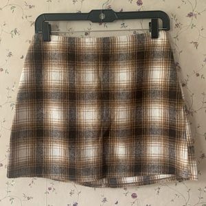 Plaid skirt